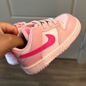 Nike Dunk Low Triple Pink Toddler Baby 5c